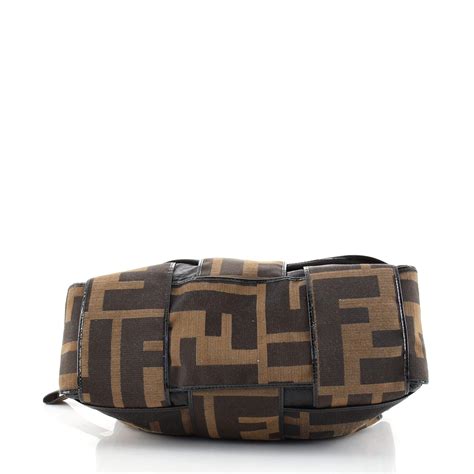 floor length fendi crossword|Fendi Crossword Shoulder Bag Woven Zucca Canvas Large.